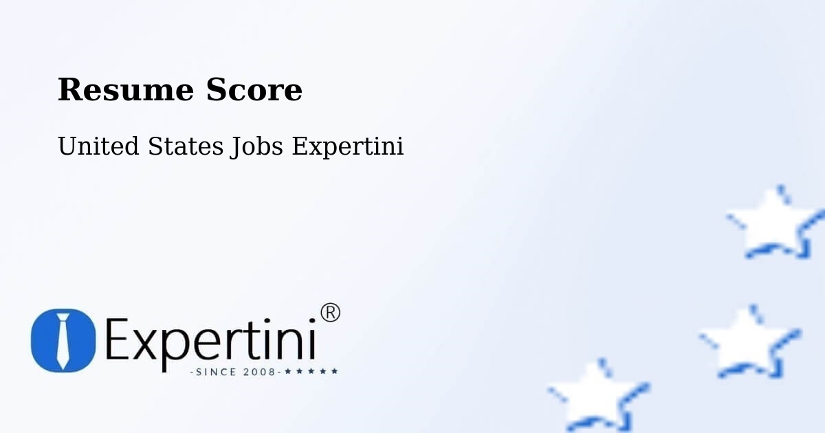 Resume Score & Job Description Match Tool – Grimes - United States Jobs Expertini